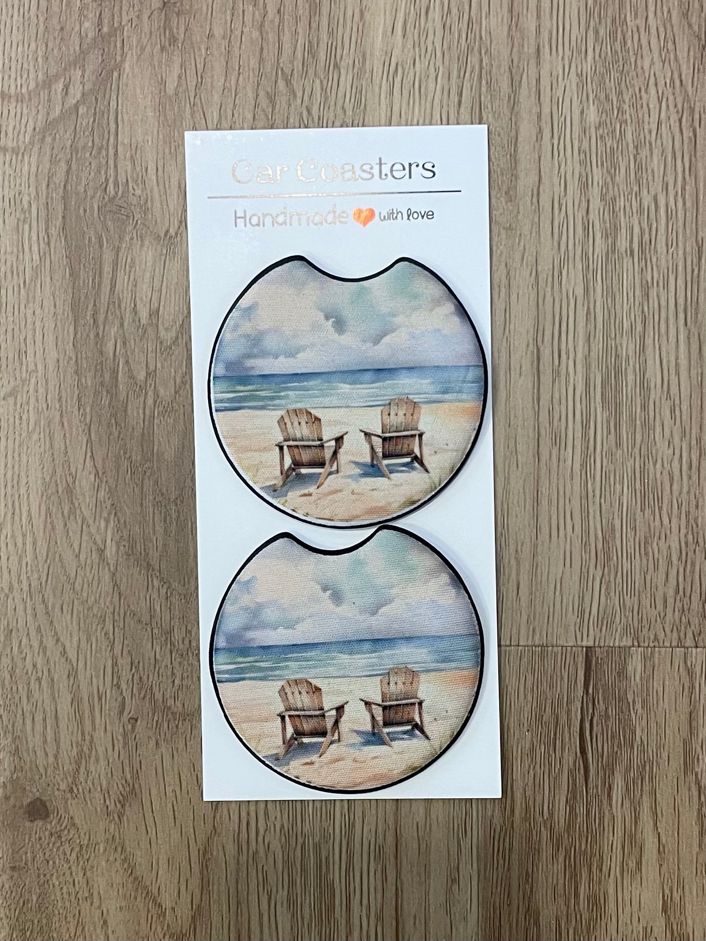 Beach chair car coasters