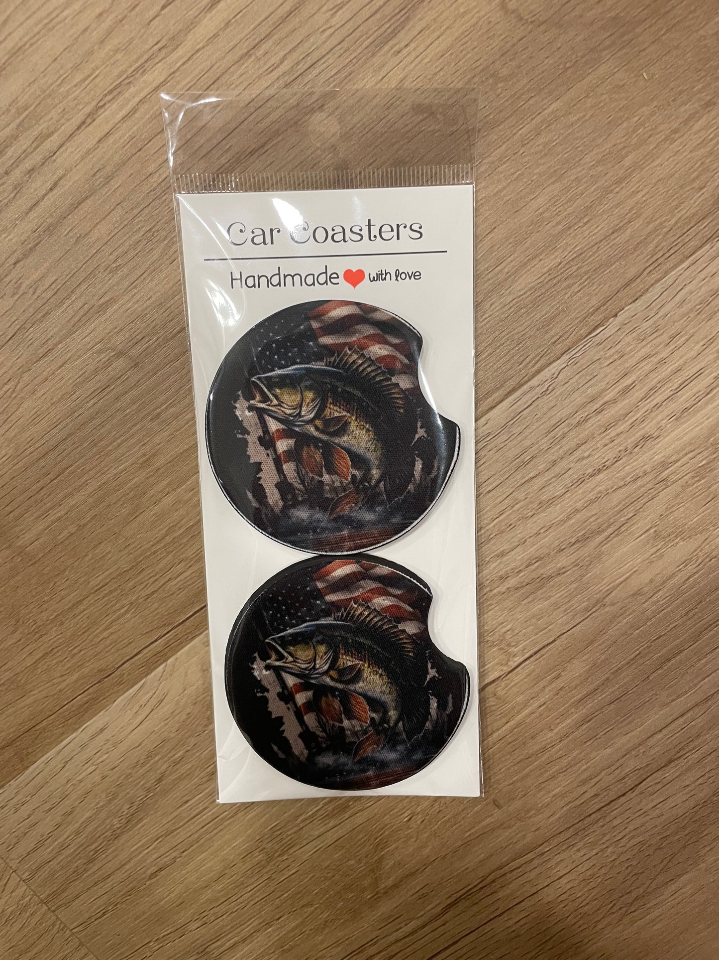 Bass car coaster