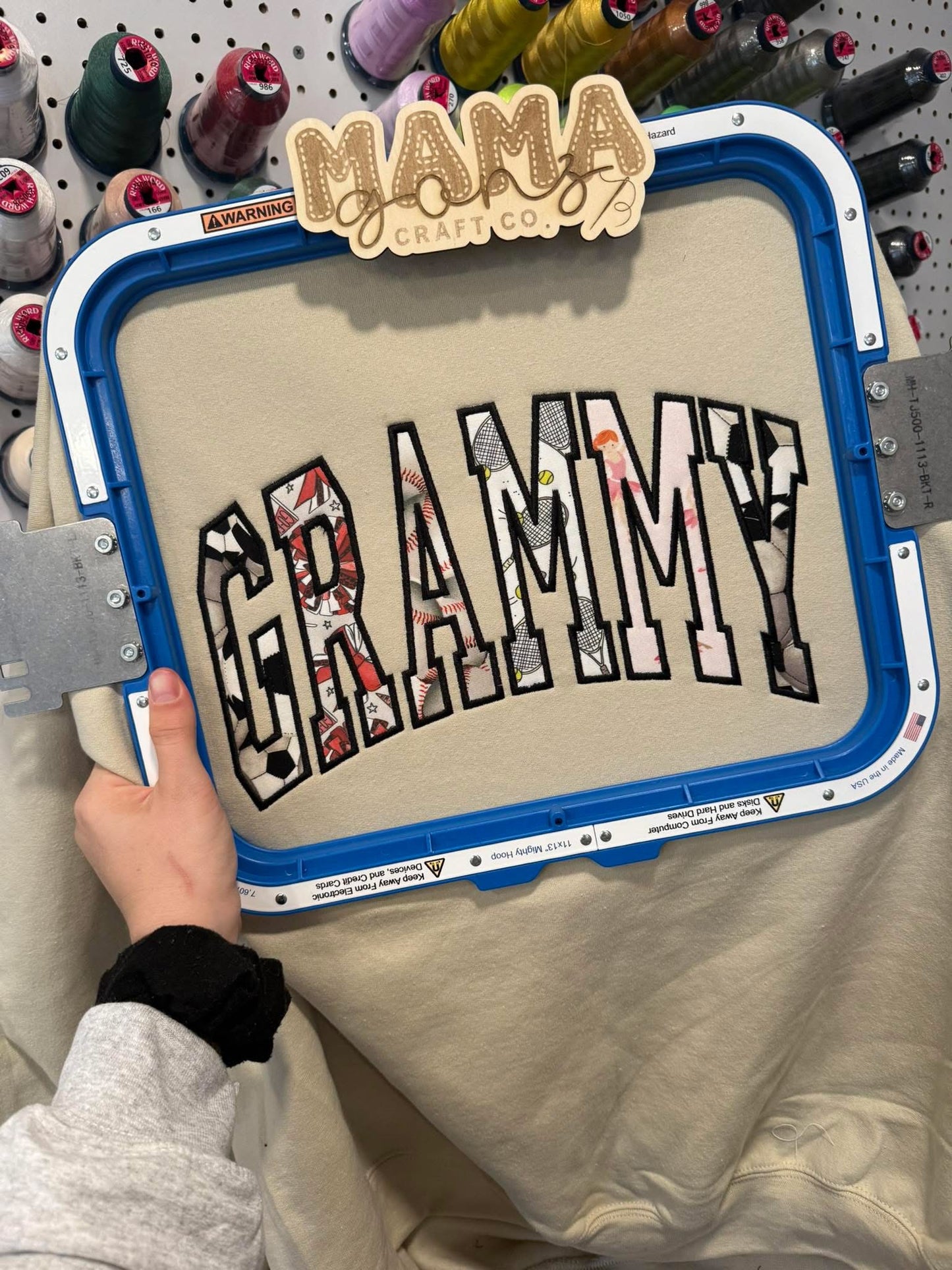 Grammy Appliqué sweatshirt