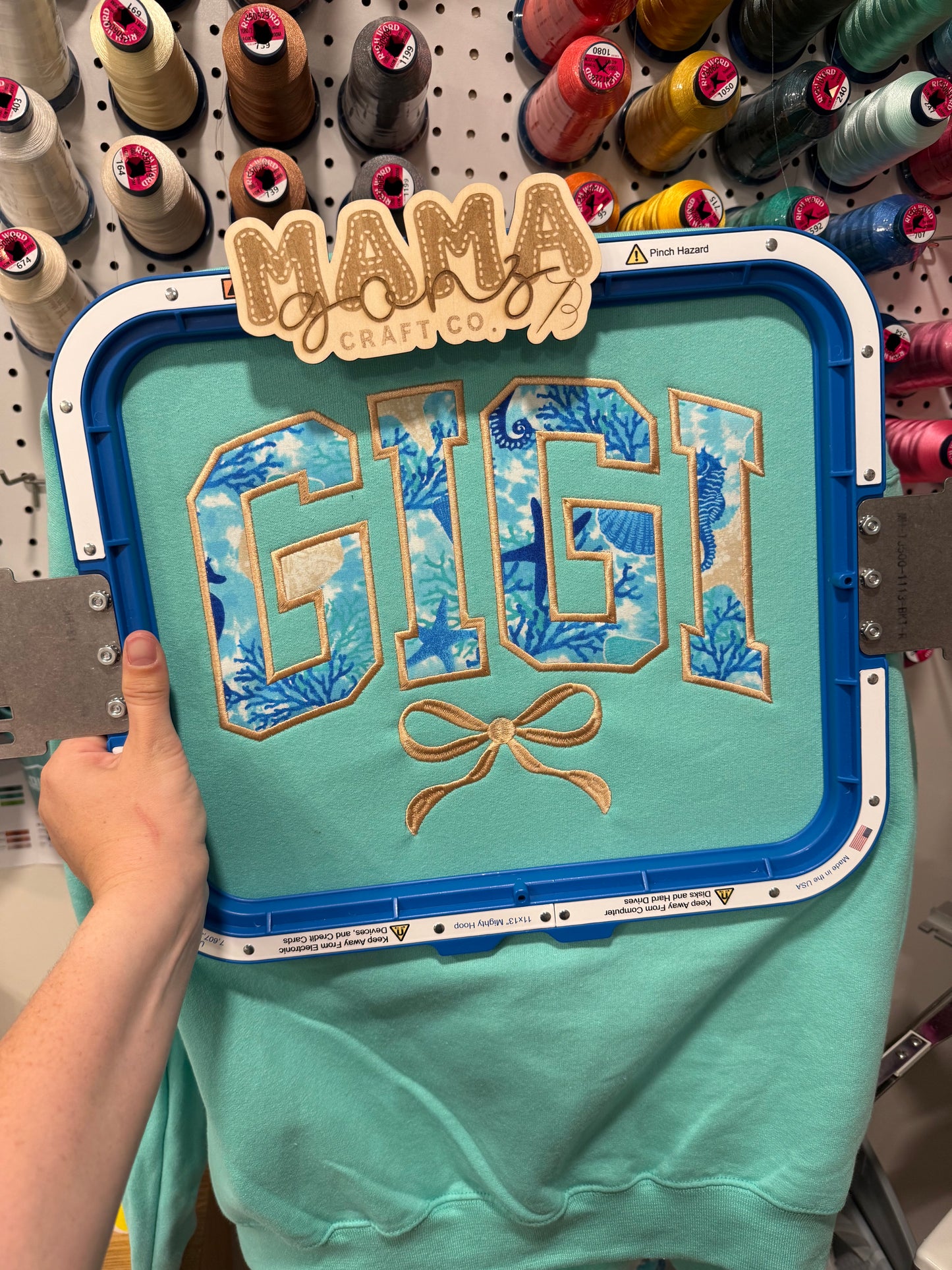 Gigi appliqué sweatshirt