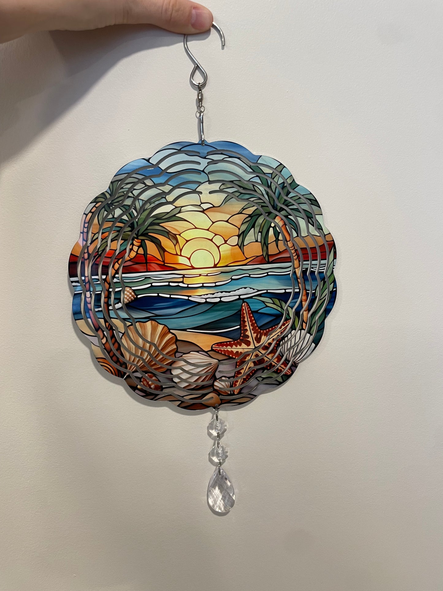 Beach wind spinner