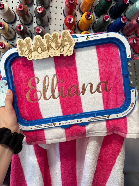 Personalized Cabana Towel
