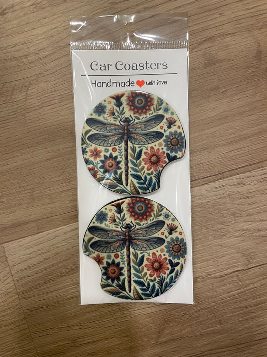 Dragonfly car coaster